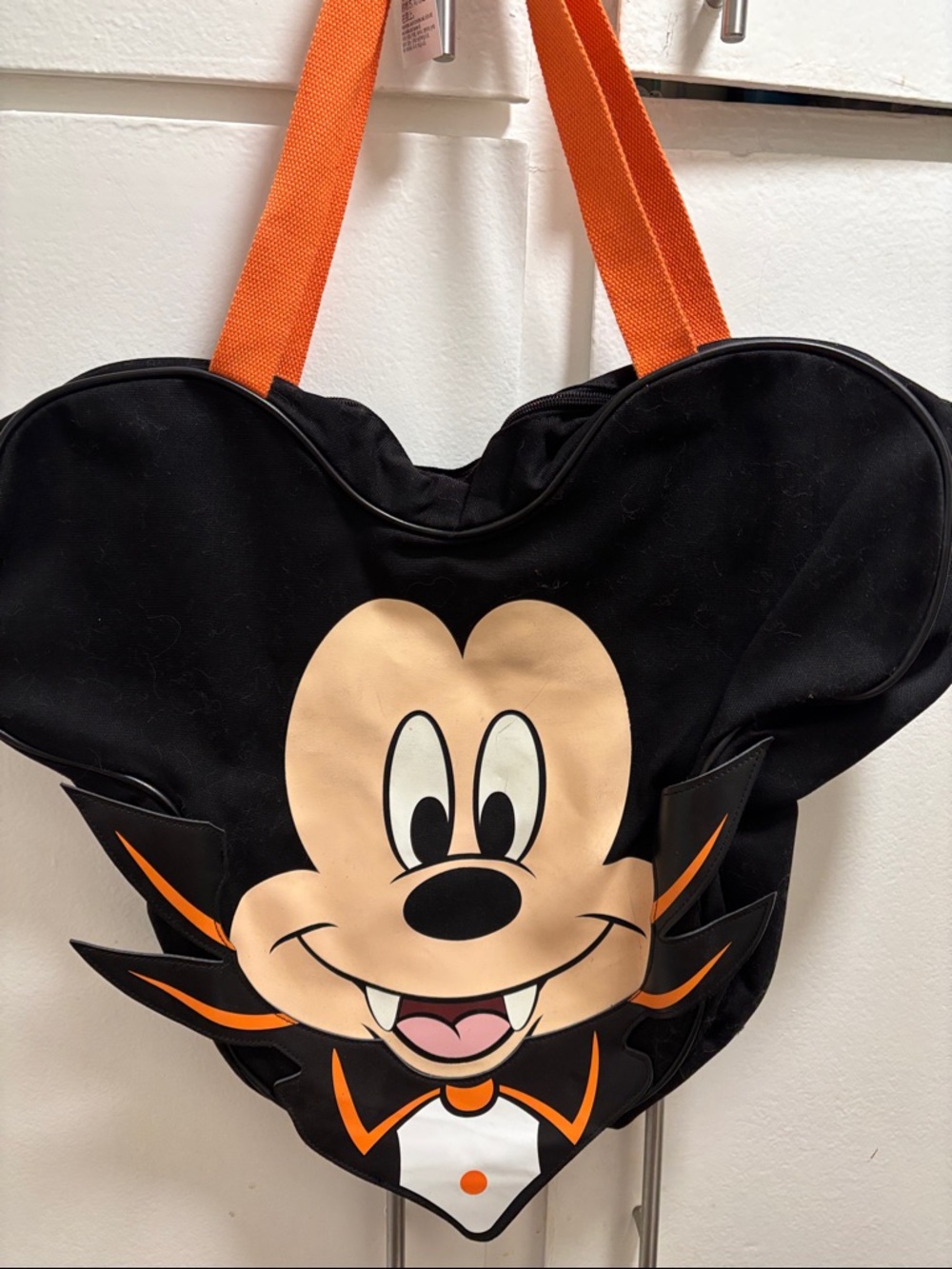 Disney Orange and Black Strap Tote Bag